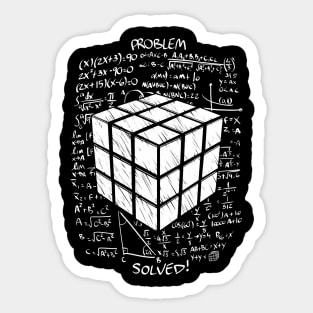 Rubik's Solved Sticker